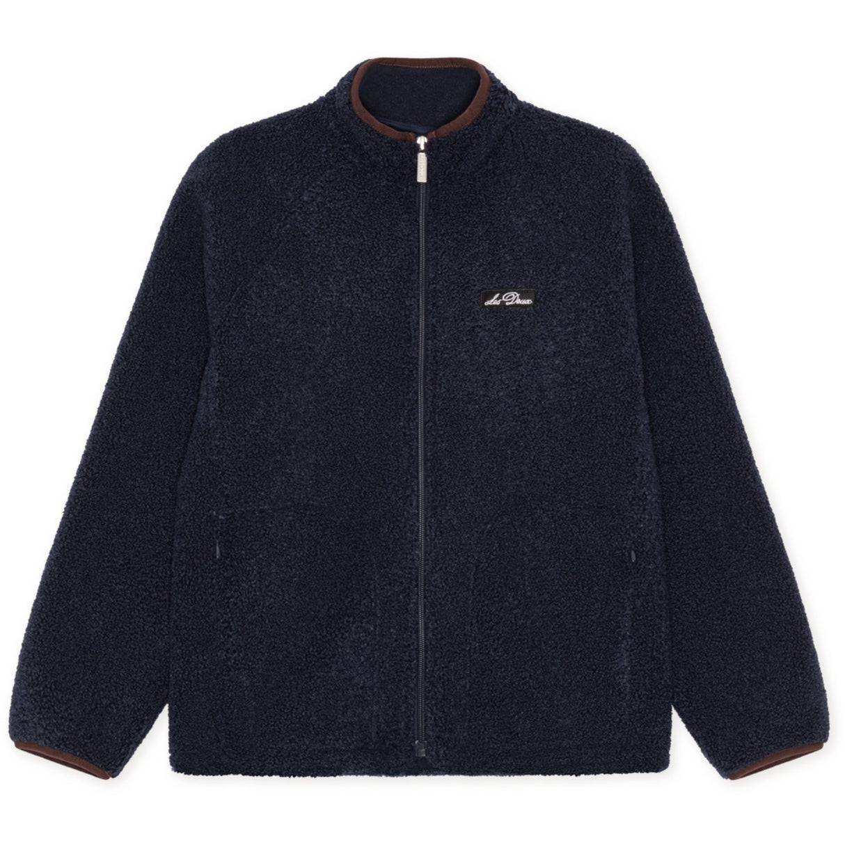 Les Deux Kids Dark Navy Patch Teddy Jacket Kids