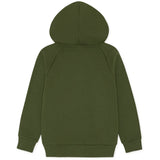 Les Deux Kids Rifle Green Core Contrast Zipper Hoodie Kids