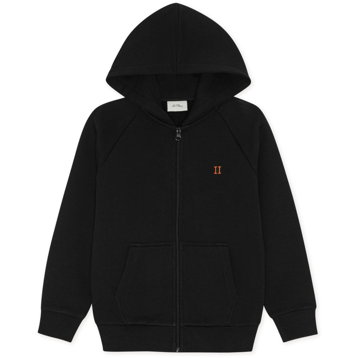 Les Deux Kids Black Core Contrast Zipper Hoodie Kids