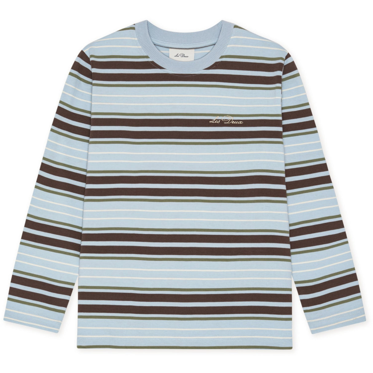 Les Deux Kids Skyway Blue Stripe Ls T-Shirt Kids