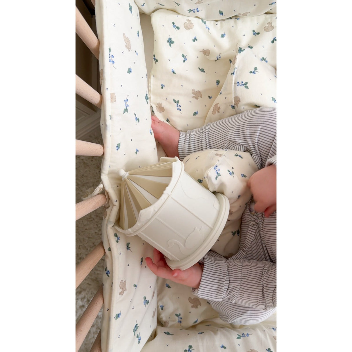 Cam Cam Copenhagen Blueberries Bed Bumper