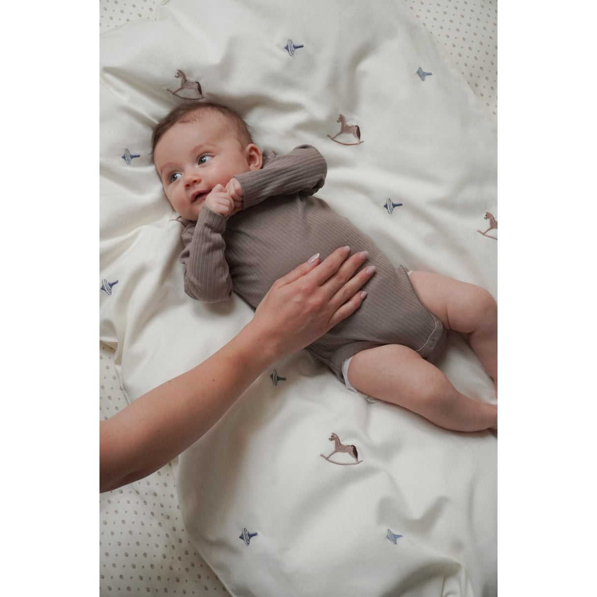 Cam Cam Copenhagen Vintage Toys Embroidered Baby Bedding Set