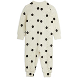 Mini Rodini Off-White Dots AOP Dog Jumpsuit