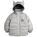 Mini Rodini Grey Cat Ears Heavy Puffer