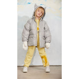 Mini Rodini Grey Cat Ears Heavy Puffer