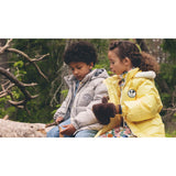 Mini Rodini Grey Cat Ears Heavy Puffer