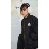 Mini Rodini Black Ritzratz Patch Quilted Puffer