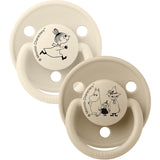 Bibs Ivory / Vanilla X Moomins Pacifier De Lux Little My 2-Pack Silicone