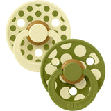 Bibs Luna / Wasabi Pacifier Studio Colour 2-Pack Polka Mix Latex