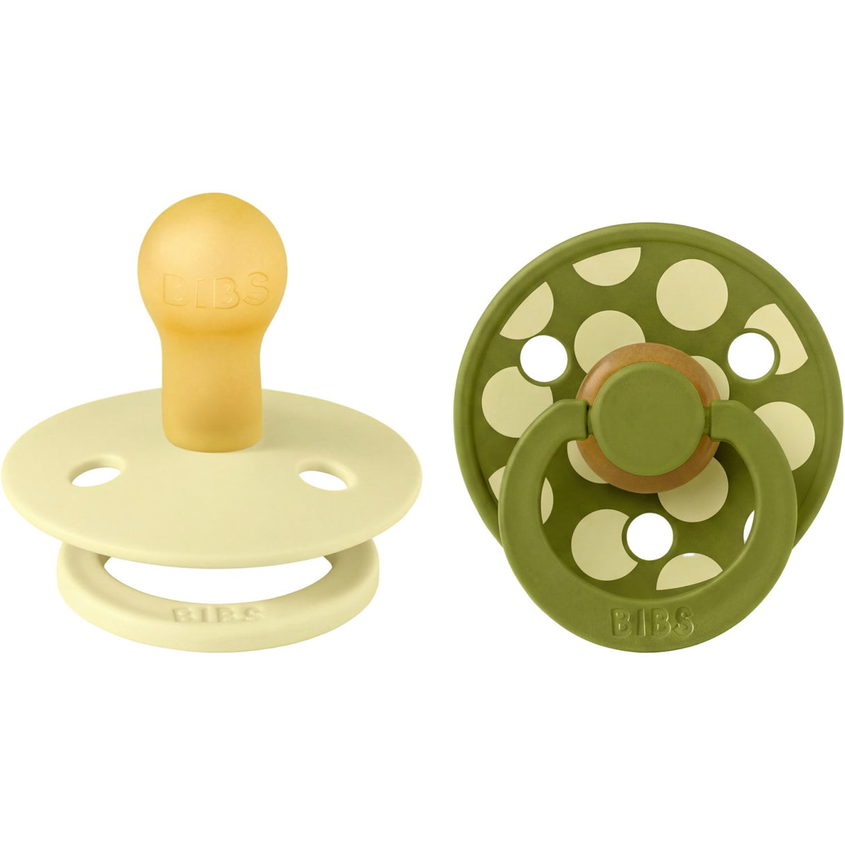 Bibs Luna / Wasabi Pacifier Studio Colour 2-Pack Polka Mix Latex
