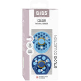 Bibs Breeze / Cornflower Pacifier Studio Colour 2-Pack Polka Mix Latex