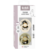 Bibs Ivory / Khaki X Moomins Pacifier Colour Stinky 2-Pack Latex