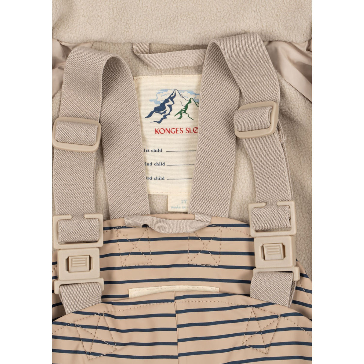 Konges Sløjd Stripe La Mer Rainy Palme Dog Set