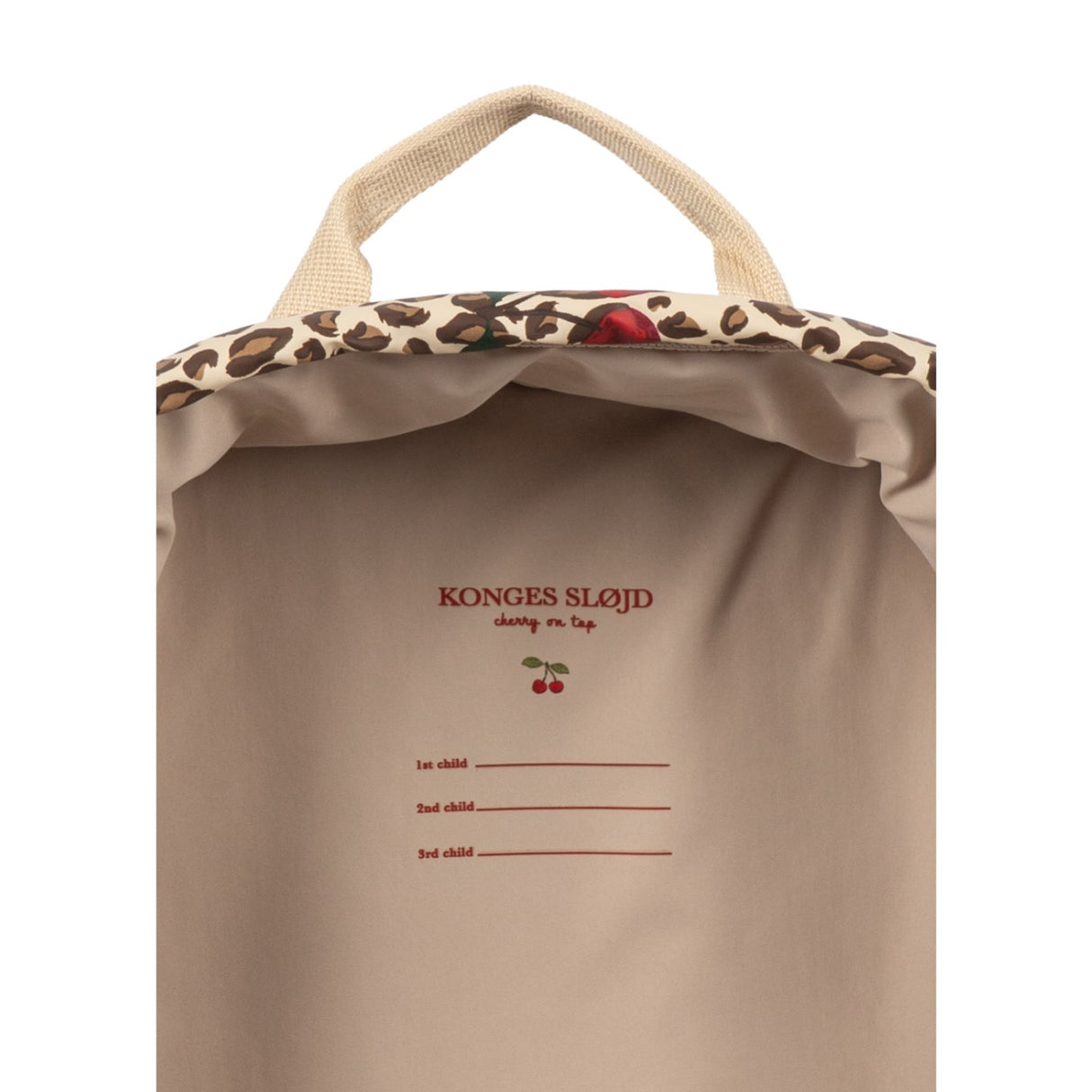 Konges Sløjd Leo Cerise Rainy Backpack