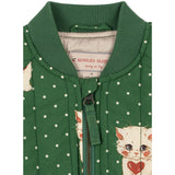 Konges Sløjd Dot Miao Verde Juno Printed Bomber Jacket