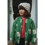 Konges Sløjd Dot Miao Verde Juno Printed Bomber Jacket