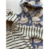 Konges Sløjd Erba Stripe Jody Teddy Onesie Grs