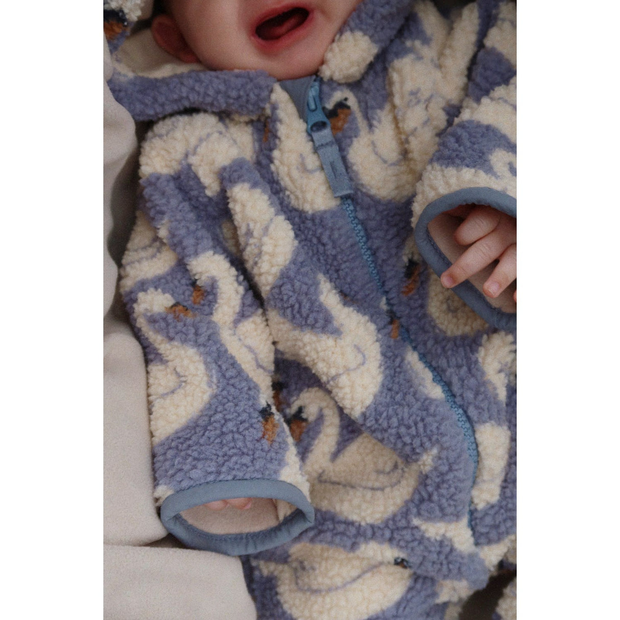 Konges Sløjd Swan Jody Teddy Onesie Grs