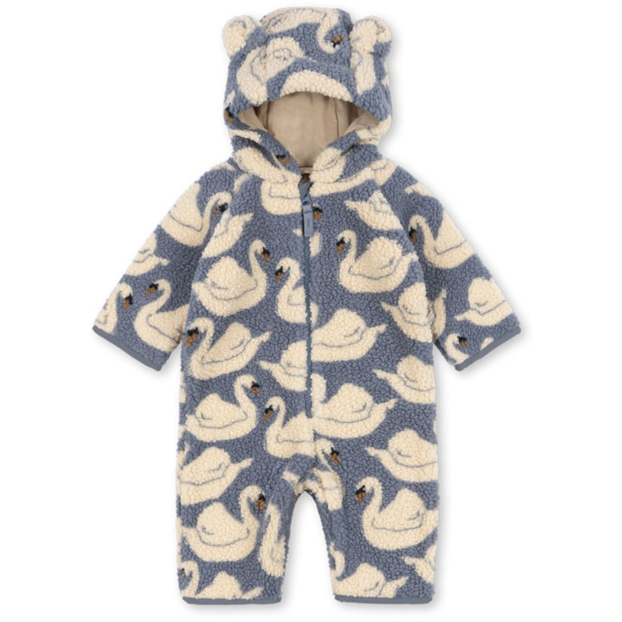 Konges Sløjd Swan Jody Teddy Onesie Grs