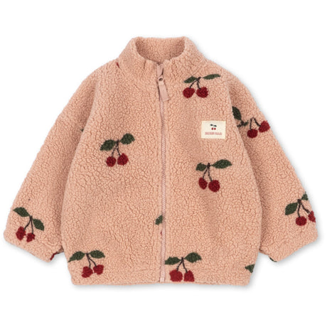 Konges Sløjd Ma Grande Cerise Blush Jody Teddy Jacket Grs