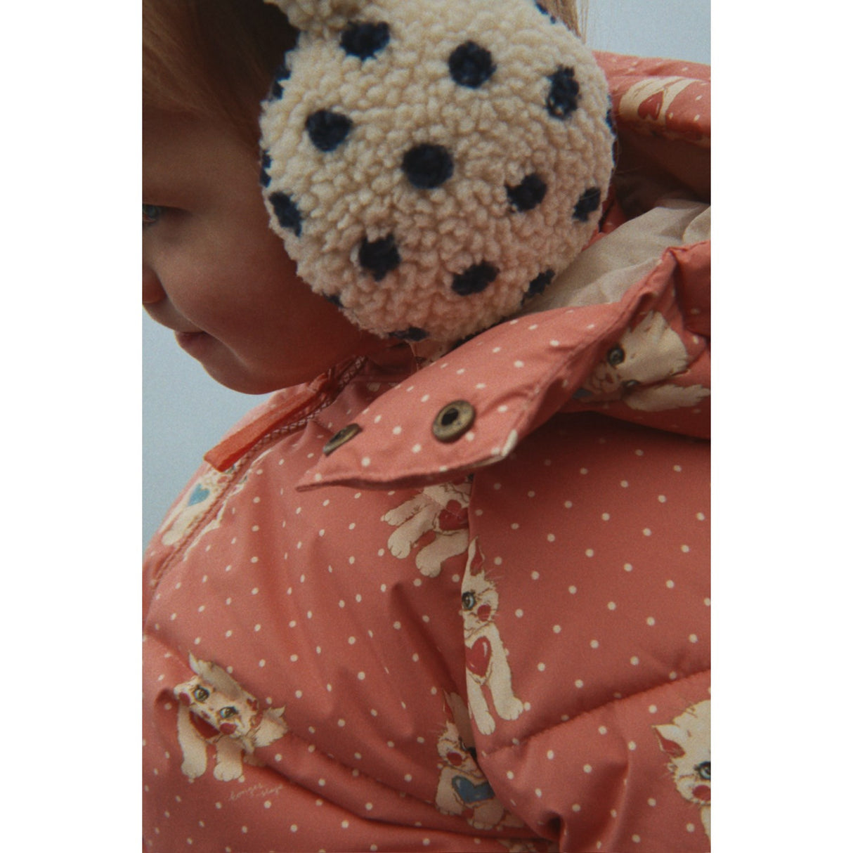 Konges Sløjd Dot Lumiere Jody Teddy Earmuffs Grs