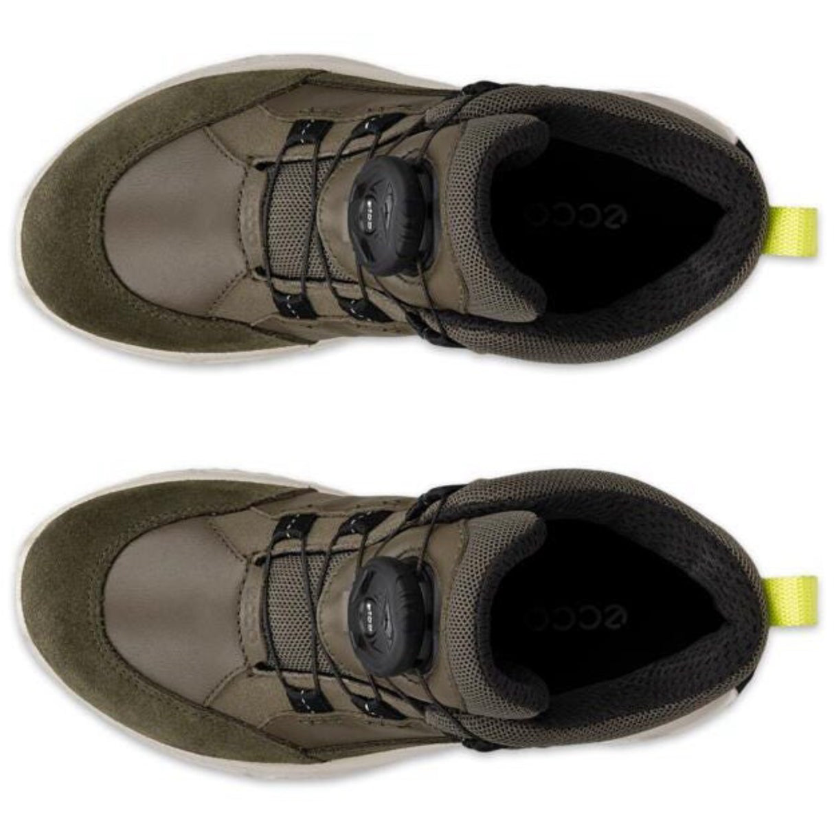 Ecco Tarmac/Lime Punch Receptor Xp K Atop Boot