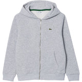 LACOSTE Argent Chine Heather Core Fleece Full Zip Hoodi