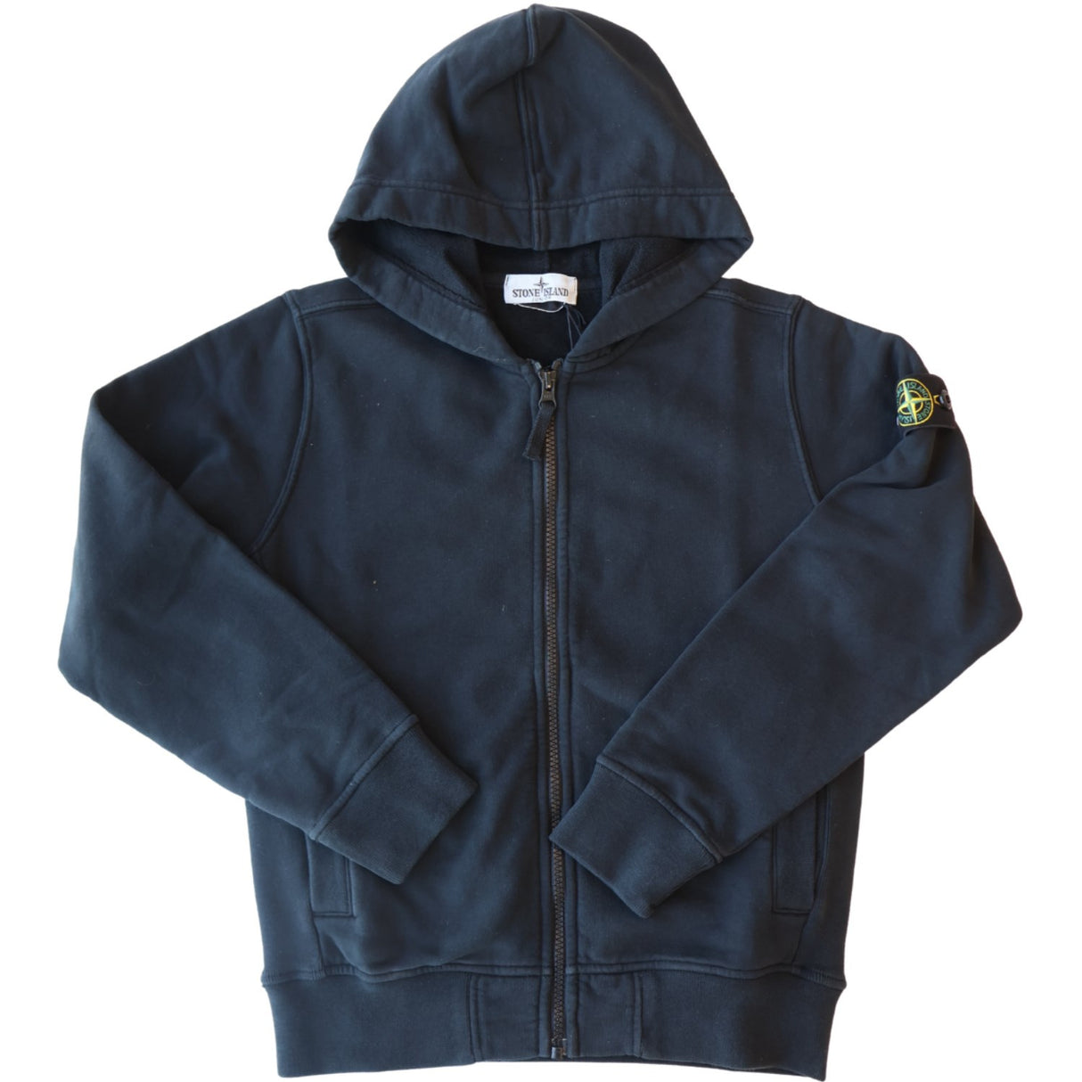 Stone Island Black Hoodie Sweater