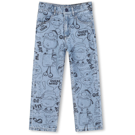 Billieblush Double Stone+Bleach Denim Trousers