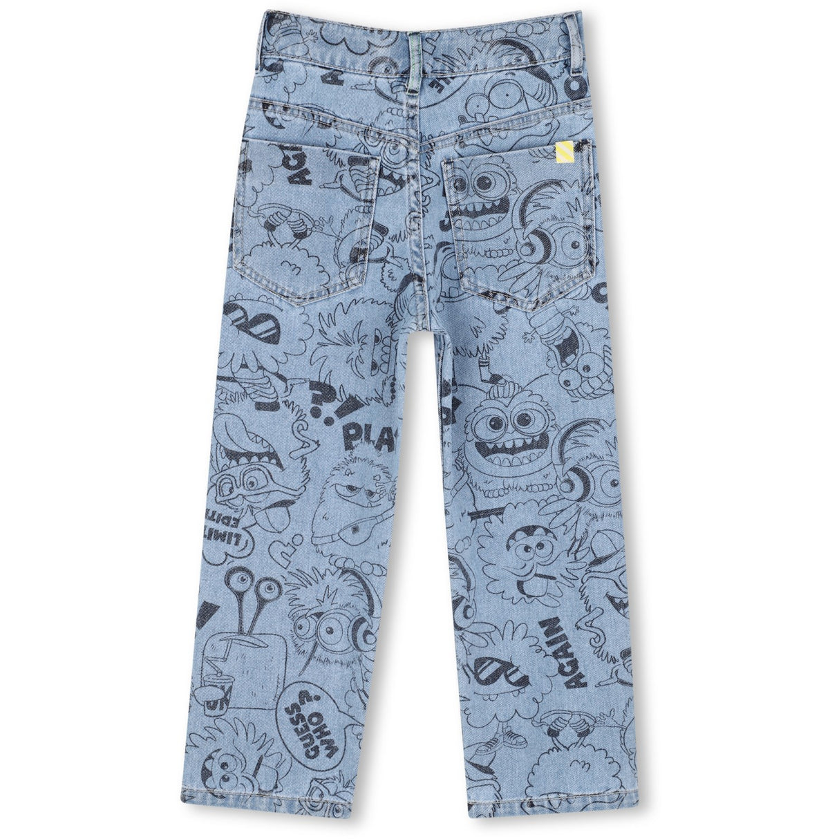 Billieblush Double Stone+Bleach Denim Trousers