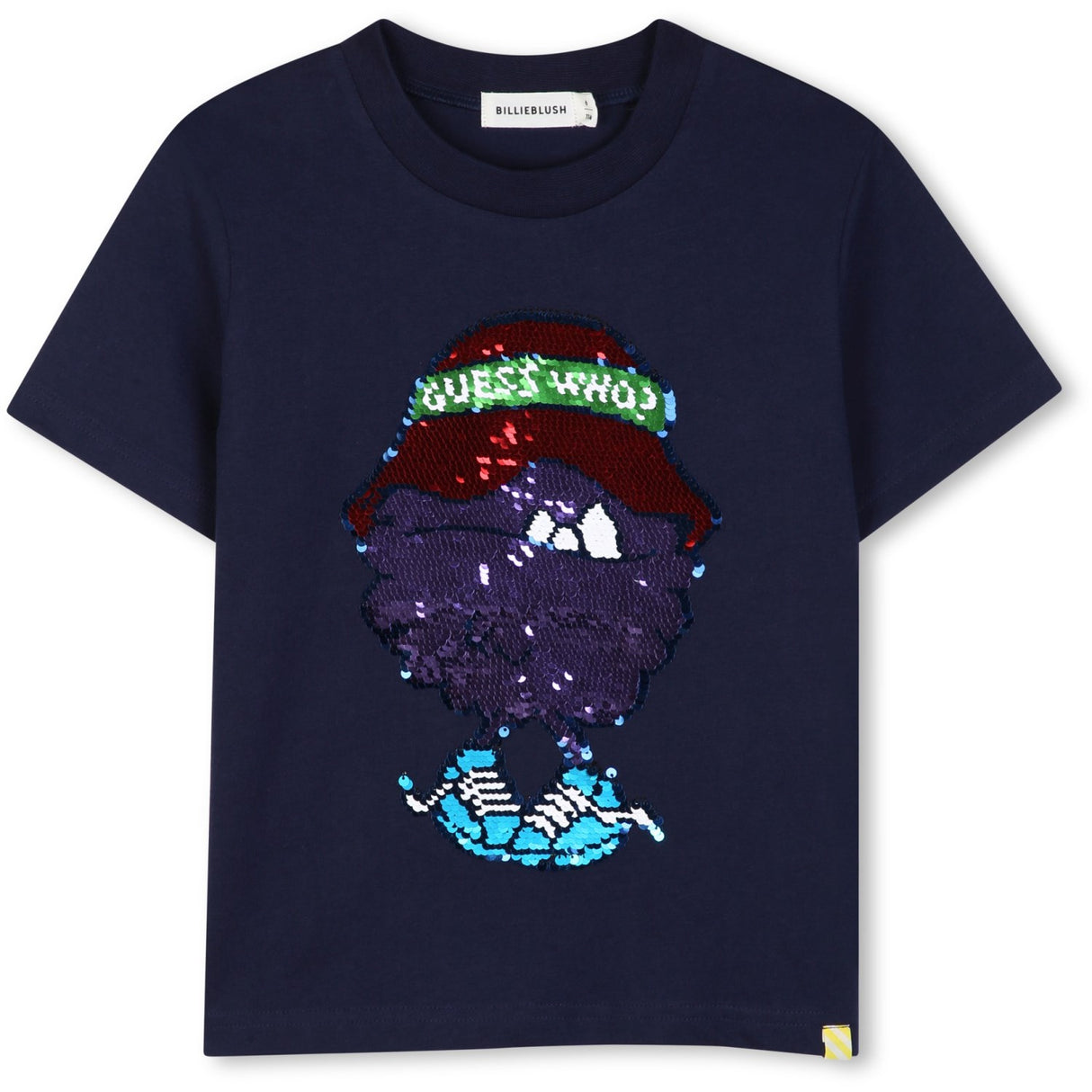 Billieblush Navy Short Sleeves Tee-Shirt