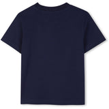 Billieblush Navy Short Sleeves Tee-Shirt
