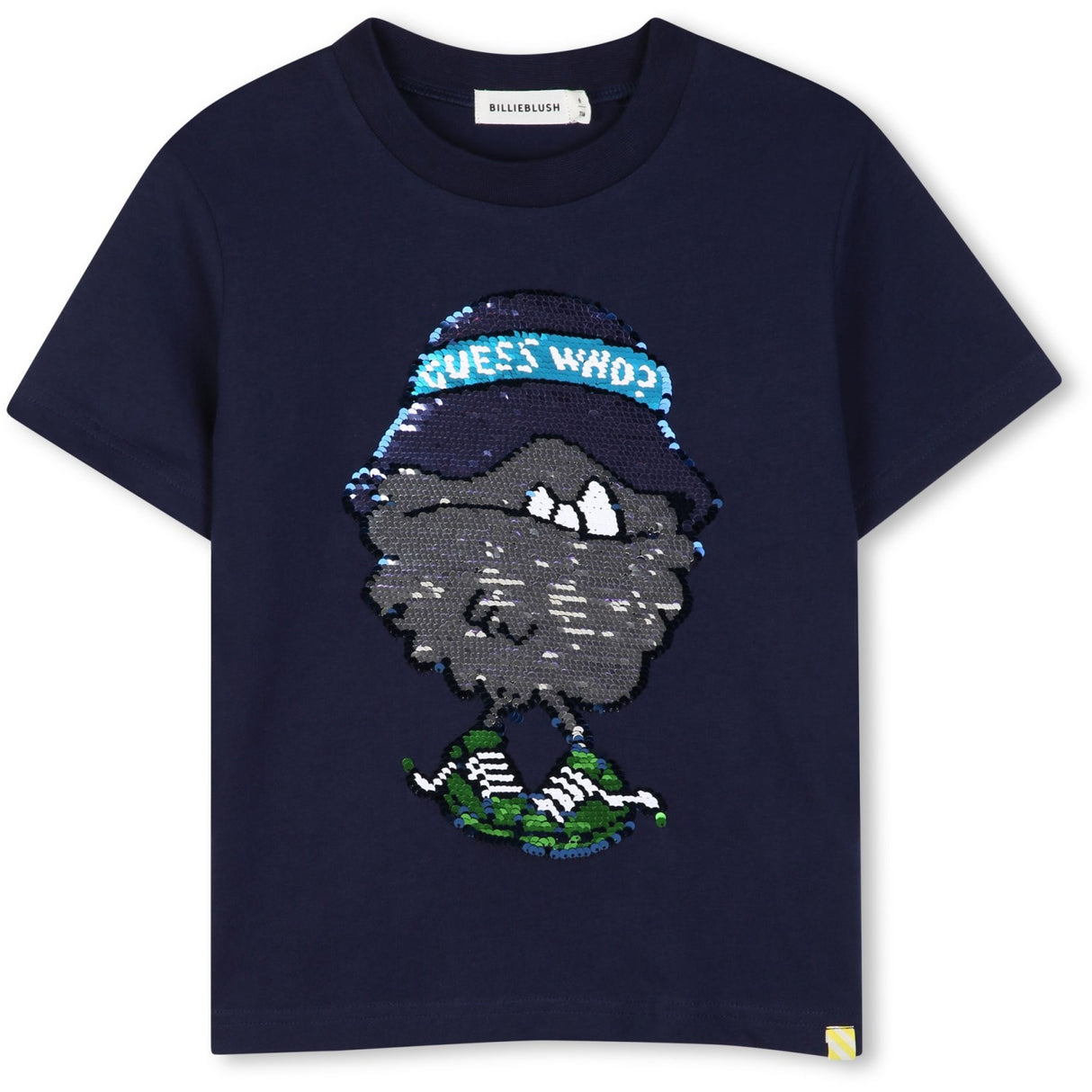 Billieblush Navy Short Sleeves Tee-Shirt