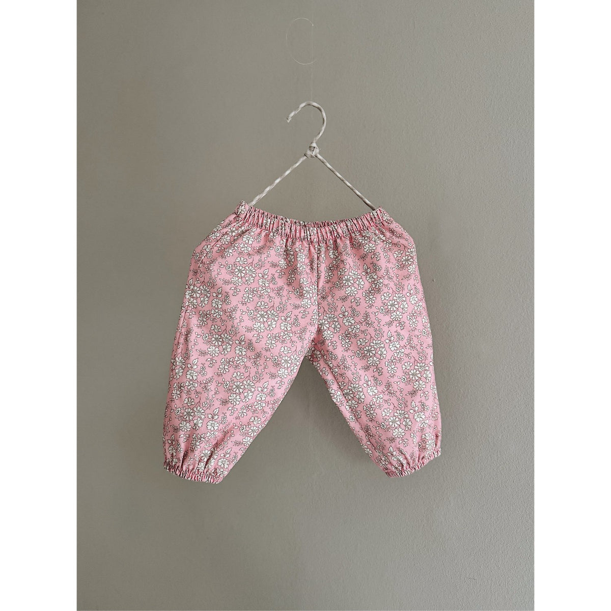 Lalaby Pink Flower Cord Pixi Pants