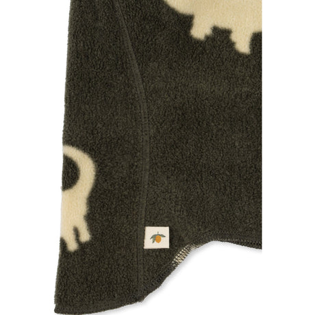 Konges Sløjd Dino Silhouette Tavi Fleece Balaclava Grs