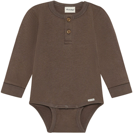 Minymo Chocolate Chip Body Ls Rib