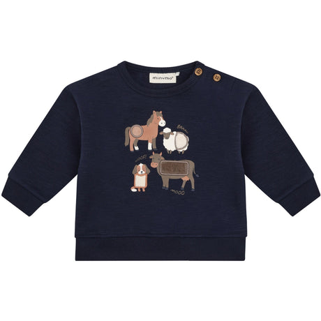 Minymo Dark Sapphire Sweatshirt Ls