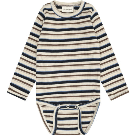 Minymo Dark Sapphire Body Ls Y/D Rib