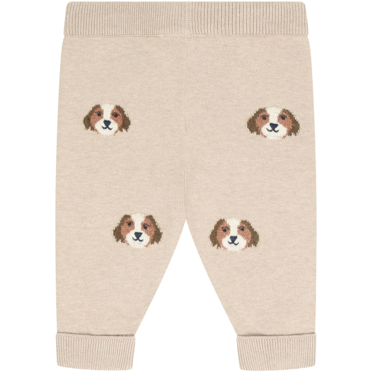 Minymo Beige Melange Pants Knit