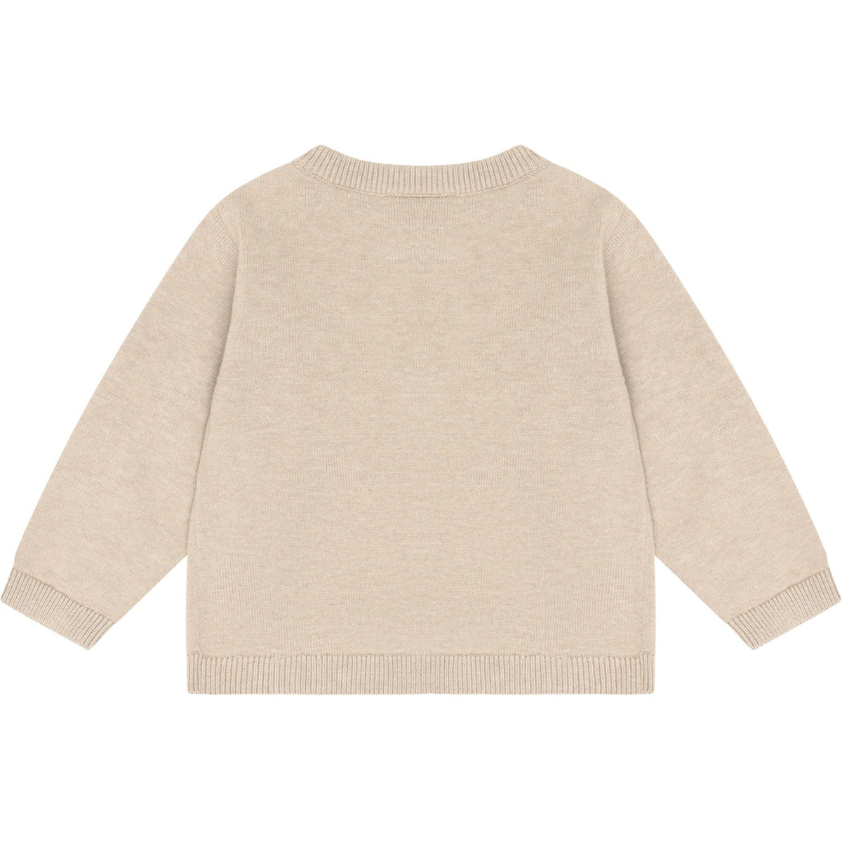 Minymo Beige Melange Cardigan Knit