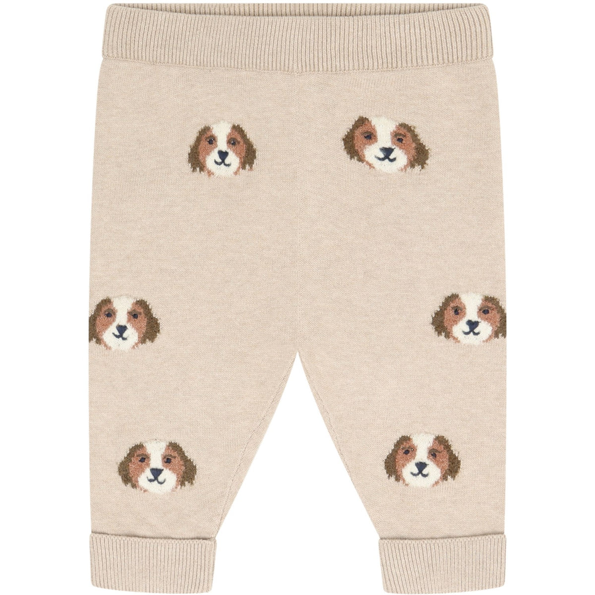 Minymo Beige Melange Pants Knit