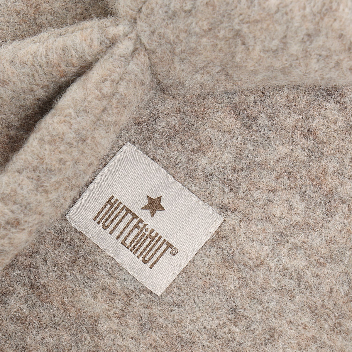 Huttelihut Camel Melange Balaclava Ears Wool
