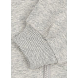 Konges Sløjd Grey Melange Lou Sweat Zip Hood Gots