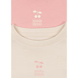 Konges Sløjd Pink Dolphin/Antique White 2 Pack Lin Ls Tee Gots