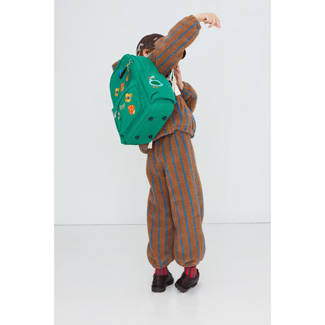 TinyCottons Dark Emerald Winter Pond Backpack