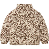 TinyCottons Dark Vanilla Animal Print Short Padded Jacket