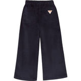 TinyCottons Light Navy Solid Corduroy Pants