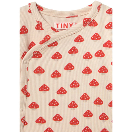 TinyCottons Ivory Mini Mushrooms Rib Crossed Body
