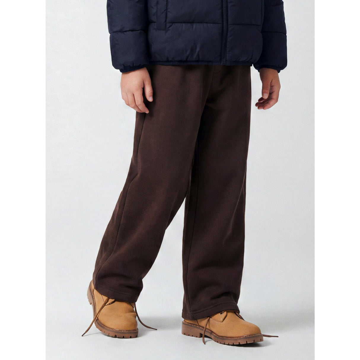 Name It Chocolate Plum Nkmnasir Wide Swe Pants Bru Noos