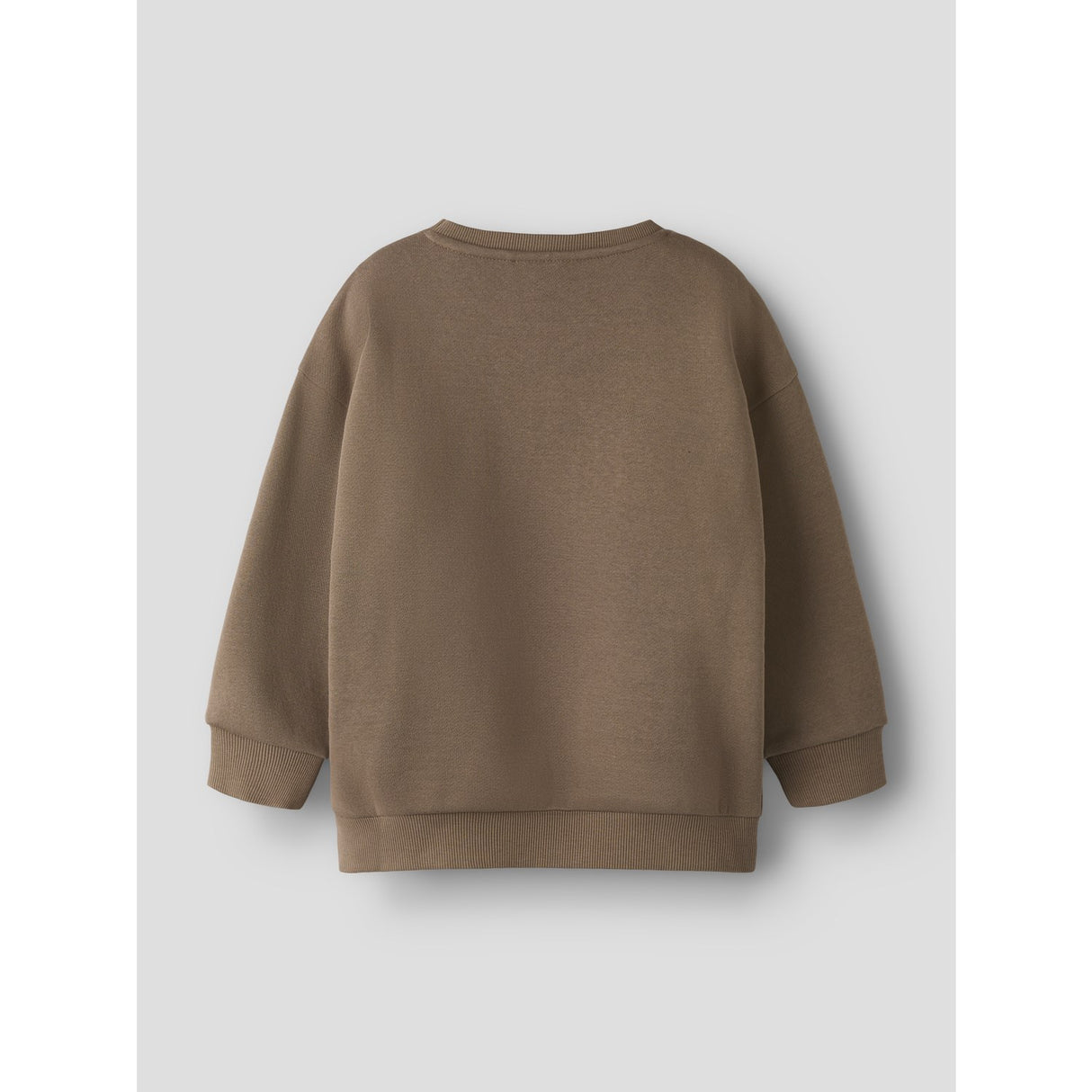 Name It Brown Lentil Antique White Print Nmnriley Ls Rlx Sweat Bru Noos